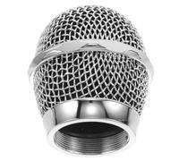 Toyvian Grille de Remplacement en Métal pour Microphone Ktv Ø 3,1 Cm, Tête de Micro Soudée Robuste, Pièce de Rechange Compatible pour Karaoké, Studio et Concerts, Protection Interne