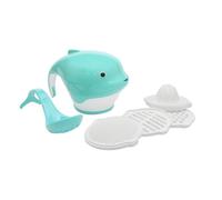 Toyvian Grinder Multifunctional Dolphin Shaped Manual Food Grinding Bowl Outil De Préparation Alimentation Complémentaire Vert