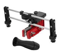 Toyvian Guide D’affûtage pour Tronçonneuse, Accessoire Métal, Kit Affûtage Chaîne Manuel, Outil Pratique pour Jardinage Et Entretien, Pièce Compatible Multi-chaînes, Solide Et Précis