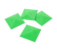 Toyvian Guide D'affûtage de Couteaux en Céramique Verte 4 Pièces - Porte-angle Réglable 14°-25° pour Pierres à Aiguiser Double Face - Outil Précis pour Affûtage Professionnel