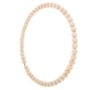 Toyvian Guirlande De Perles En Bois Décoration De Noël Perles Artisanales Couronne Délicate Kit De Fabrication De Couronnes Décoratives Cerceau De Rêve Attrape-Rêves