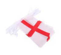 Toyvian Guirlande Drapeaux Angleterre Résistante Décoloration Polyester pour Décorations Patriotiques Extérieures et Intérieures