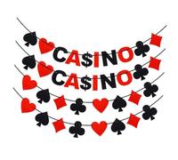 Toyvian Guirlandes De Fête Suspendues En Feutre 4 Pièces, Banderoles Décoratives Lettres Et Cœurs Rouges, Décoration Maison Et Événement Intérieur/extérieur Pour Anniversaire Et Fête