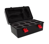 Toyvian Gyro Boîte de rangement, en plastique noir, avec poignée, pour voyage, fête et accessoires, spécialement conçue pour les jouets gyroscopiques