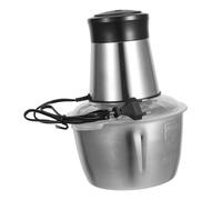 Toyvian Hachoir à Viande Électrique Multifonction Robuste Acier Inoxydable avec Double Vitesse pour Hacher Viande Légumes Ail et Fruits Bol pour Cuisine Familiale