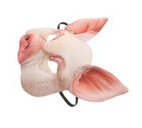 Toyvian Half Face Pig Mask, EVA Pig Mask Animal Masquerade for Festival Halloween Masquerade Fancy Ball Cosplay