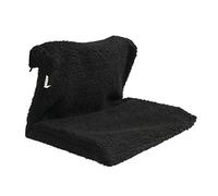 Toyvian Hamac Chat Suspendu Chaud en Polaire Noire Cadre en Fer Robuste, Lit Radiateur Moelleux Petit Format, pour Chatons et Chats D’intérieur