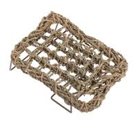 Toyvian Hamac Herbe de Mer pour Lézard Lit Suspendu Multifonction pour Reptiles Tapis Respirant et Plateforme d’Exposition pour Terrarium