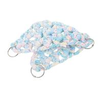 Toyvian Hamac Perroquet Corde Tressée Coton Filet Escalade Triangle pour Cage Nid Suspendu Confortable et Résistant pour Renforcer Griffes et Activité Physique