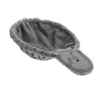 Toyvian Hamac Rond pour Arbre à Chat Remplaçant, Panier Suspendu en Tissu Pelucheux Anneau D’Acier, ø 30 Cm Gris, Accessoire Confortable pour Repos De Chat Adulte en Intérieur