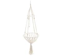 Toyvian Hamac Tissé Bohème pour Chat, Nid Souple Réglable en Coton | Khaki, Crochet Ajustable, Usage pour Chats Jusqu'à 5kg, Style Tissé à Main