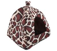 Toyvian Hamster Imprimé Léopard pour Petits Animaux comme Hamsters Rats et Chinchillas pour Cage Usage Intérieur Extérieur Dimensions