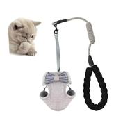 Toyvian Harnais pour Chat avec Nœud Ajustable Gilet Vestiaire Créatif Convient Aux et Respirant Facile à Nettoyer