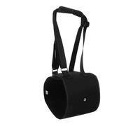 Toyvian Harnais pour Chien avec Sangle Auxiliaire Réfléchissante Réglable et Confortable pour Marche Extérieur Contrôle Facile Noir