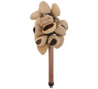 Toyvian Hochet à main en bois Maracas Instrument de percussion pour enfants et adultes Shaker Instrument de percussion pour cours de musique et représentations sur scène