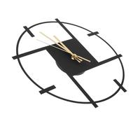 Toyvian Horloge Murale Moderne En Métal : Horloge Ronde Rustique À Piles Pour Décoration Murale De Salon, Chambre À Coucher, Cuisine