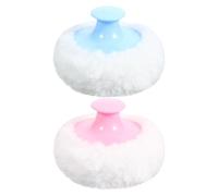 Toyvian Houppette de Voyage pour Bébé 2pcs en Peluche Douce 8 Cm, Réutilisable et Absorbant L'humidité, Soin Délicat Peau Change de Couches