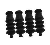 Toyvian Housse Accordéon Étanche pour Tige De Traction Bateau Maquette 38 Mm en Caoutchouc Lot De 4 Pièces Accessoire Protection Flexible Impermeable Usage Modélisme Naval