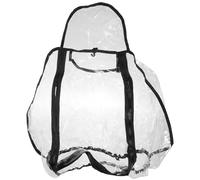 Toyvian Housse de Pluie Transparente pour Siège Bébé Protection Imperméable Vent et Froid Compatible Poussette et Cosy Accessoire Pratique pour Sorties en Extérieur