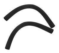 Toyvian Housse De Poignée De Poussette Bébé Manchon En Mousse Noir 2 Pièces, Protection Antidérapante Accoudoir, Confortable Et Solide Pour Poussettes Polyvalentes