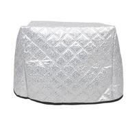 Toyvian Housse de Protection Argentée pour Vitrine à Crème Glacée Commerciale, Isolation, Tissu Non Tissé Résistant aux Intempéries, pour Usage Extérieur en Milieu Commercial
