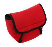 Toyvian Housse de Protection Rouge pour Moulinet de Pochette Néoprène Antichoc de Rangement pour Moulinets Casting et Spinning Protection Humidité Chocs