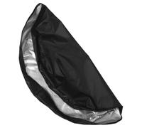 Toyvian Housse pour Barbecue à Charbon en Tissu Oxford 210d, Couvercle de Brûleur Extérieur Rond Ø80 Cm, Imperméable et Résistante la Poussière, Protection pour Gril et Réchaud