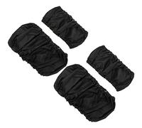 Toyvian Housses de Roues pour Poussette Bébé - Accessoires Anti-poussière et Protection Imperméable - Lot 2 Grandes 2 Petites Scratch - Protection Solide en Matériau Résistant, Usage