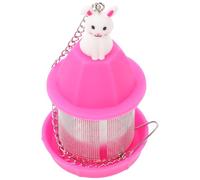 Toyvian Infuseur à Thé en Acier Inoxydable Filtre en Silicone Passoire à Thé Taille Moyenne Résistance Haute Température Accessoire pour Maison et Bureau Infusion Facile Résidus