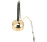 Toyvian Instrument De Prière Pour Bouddha Carillon De Temple En Laiton Créatif Yin Qing Pour La Et La Pratique Spirituelle