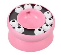Toyvian Interactif pour Chaton Bol de Nourriture pour Animaux Stimule Comportement Naturel de Chasse et Réduit de Suralimentation pour Âges Couleur Rose