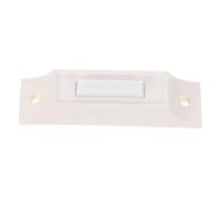 Toyvian Interrupteur de Sonnette Filaire Blanc Vintage avec Réponse Tactile Claire et Compatibilité pour Rénovation et Maisons Anciennes, Style Rétro Rustique