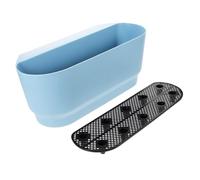 Toyvian Jardinière Suspendue De Balcon pour Plantes Succulentes, Grosse Taille Bleu, Pot en Plastique Résistant Aux Intempéries, pour Extérieur Et Décoration De Rambarde