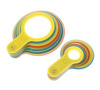 Toyvian Jeu de 2 Cercles de Mesure pour Fruits Outils de Calibrage Précis en Plastique Anneaux de 25 à 60 MM et 60 à 110 MM pour Poires Règle Circulaire pour Tri et Classification