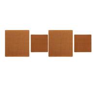 Toyvian Jeu de Go Pliable en Cuir, 4 Pièces Aller à Bord Format Voyage D'échecs International Échiquier Classique Plateau Jouer Molleton Doux Transporter pour Enfants Et Adultes Voyage Et Plein Air