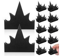 Toyvian Jeu de Pics de Sécurité en Métal pour Clôture Accessoires Anti-Intrusion Installation Facile Protection Jardin et Propriété