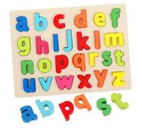 Toyvian Jeu De Puzzles Bois Alphabet Lettres Minuscules pour Garçon Fille Age Prescolaire De Ans Et Plus avec Lettres De a a z Educatif Et Amusant