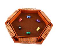 Toyvian Jeu de Société Bois Close The Box Jeu Mathématique à Faces pour Famille et Salle de Classe pour Fêtes