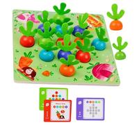 Toyvian Jeu Éducatif Bois pour Tout-Petits Ans Puzzle Mémoire Logique Éveil Couleur et Reconnaissance Développement Cognitif et Mémoire Visuelle