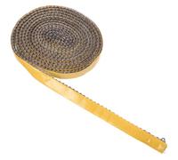 Toyvian Joint Auto-Adhésif pour Poêle à Bois 3 MM X 18 MM X 2 M en Fibre de Verre Corde D’Allumage Résistante Haute Température Insert Étanchéité pour Cheminée et Porte de Poêle Bois