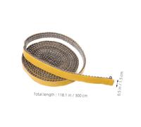 Toyvian Joint Plat Autocollant pour Poêle à Bois Bande Étanchéité Cheminée Résistante Haute Température Ruban Auto-adhésif pour Porte de Foyer et Insert