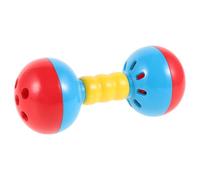 Toyvian Jouet à Double Tête pour Bébé, Maracas Léger en Plastique Réutilisable, Instrument de Musique Sensoriel pour Garçon et Filles en Maternelle Couleur Aléatoire