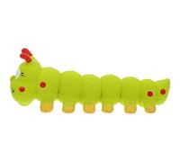 Toyvian Jouet à Mâcher en Latex pour Chien Chenille Souple, Jouet Couineur pour Chiens Petits et Moyens, Adapté à L'entraînement Jeu Intérieur