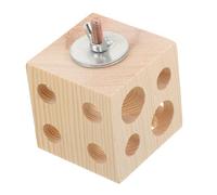 Toyvian Jouet à Mâcher pour Oiseaux Cube pour Perroquet Jouet De Divertissement pour Oiseaux Support à Mâcher pour Cage Oiseau Jeu Interactif pour Perroquet
