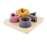 Toyvian Jouet Éducatif Jeu Association Formes Géométriques Jouet Cognitif Puzzle Développement Reconnaissance Couleurs Motricité Fine Éveil Garçon Fille Sécurité Apprentissage Pratique