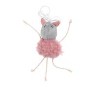 Toyvian Jouet Interactif pour Chat avec Balançoire à Suspendre Jouet Corde Élastique pour Divertissement Intérieur Satisfaction Préférences Félines Installation Facile