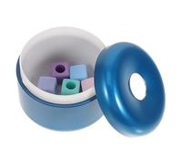 Toyvian Jouet Interactif pour Perroquets avec Blocs Pots Métal pour Entraînement Jouet Exploration pour Petits Oiseaux