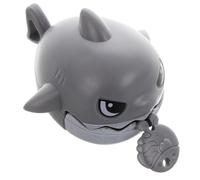 Toyvian Jouet Requin Plastique à Cordon Tirant Vibrant Mini Accessoire Suspendu Multifonction Cadeau Et Porte-clé DIY