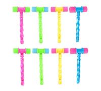 Toyvian Jouets de Marteau Musical en Plastique 8 Pièces Jouet Sonore pour Garçon et Filles et Bébés Accessoires pour Fête Cours de Musique Spectacles Taille Compacte Stimule L'Intérêt Musical Rythme