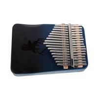 Toyvian Kalimba Bois Touches Piano à Pouce Dégradé Bleu Instrument Musical Professionnel à Double Doigt pour Débutants Adultes et Garçon Fille Kalimba Mini Portable Simple à Apprendre
